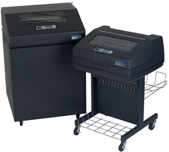 PRINTRONIX, P7210, 1000 LPM PRINTER WITH ENCLOSED CABINET, PAR/SERIAL INTERFACE